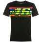 VR46 T-Shirt Stripes 350304