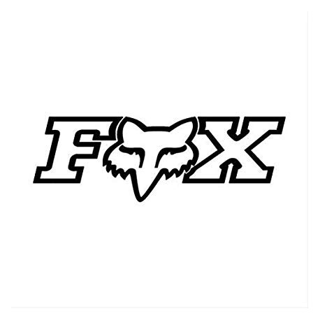 Fox Sticker Foxhaed TDC 2.75 \'\' noir