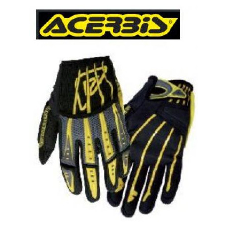 Acerbis gants Impact noir-jaune S