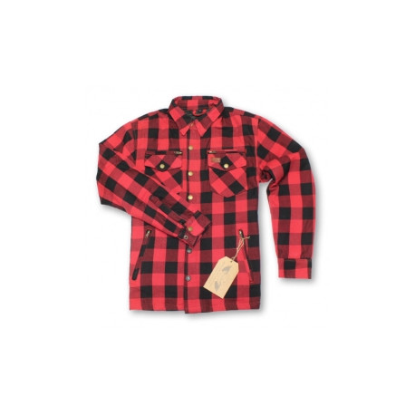 M11 PROTECTIVE chemise rouge-noir L