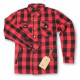 M11 PROTECTIVE chemise rouge-noir XL