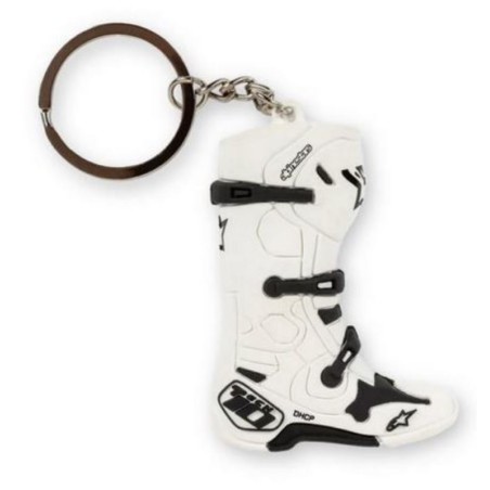 Alpinestars Porte-clés  botte blanc