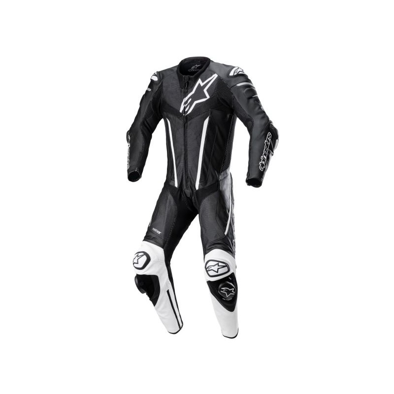 Alpinestars combi cuir Fusion noir-blanc 52 1P