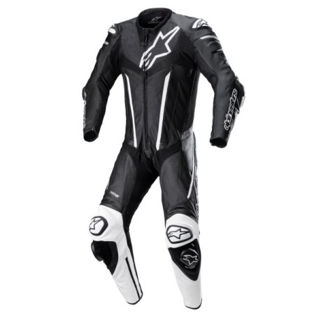 Alpinestars combi cuir Fusion noir-blanc 52 1P