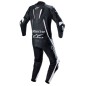 Alpinestars combi cuir Fusion noir-blanc 52 1P
