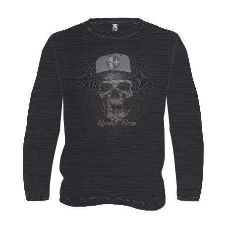Veleno t-shirt death raser noir/gris L