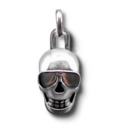 Crazy For Skully tête argent avec lunette Ray-Ban