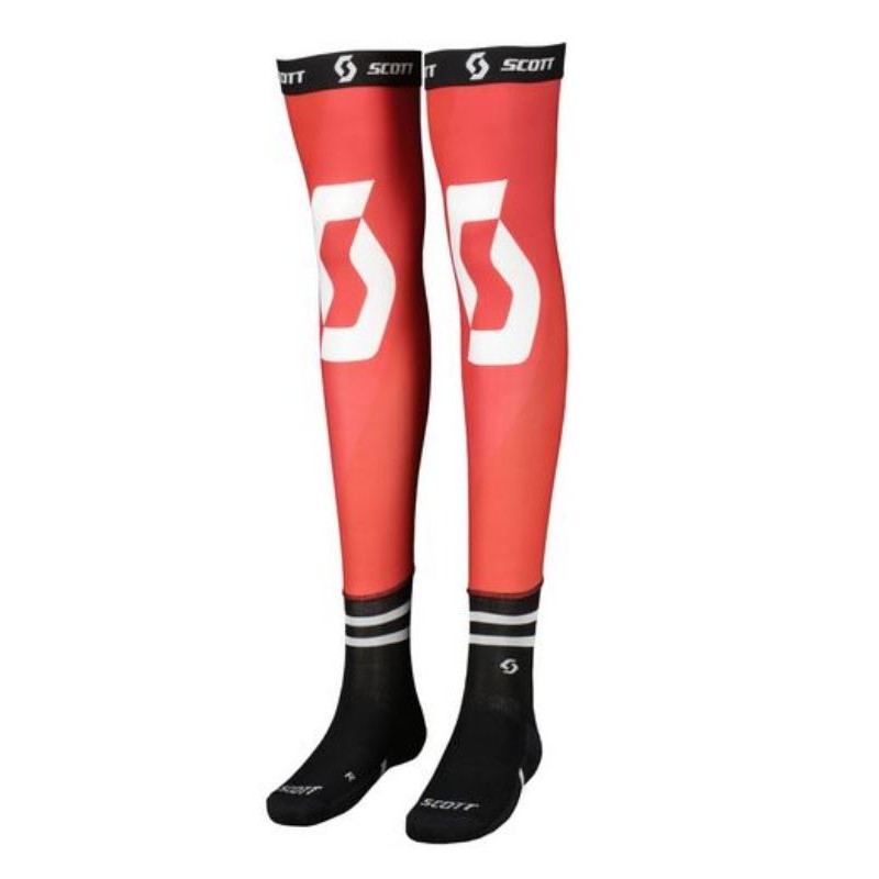 Scott chaussettes longues noir-rouge