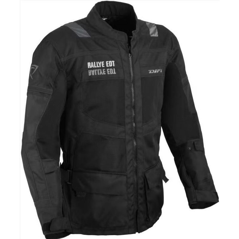 Difi veste d'été longue Kalahari noir XL