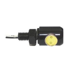 Eclairage de plaque Led intégré boulons noir