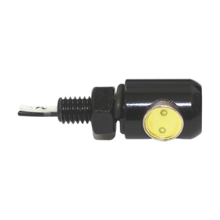 Eclairage de plaque Led intégré boulons noir