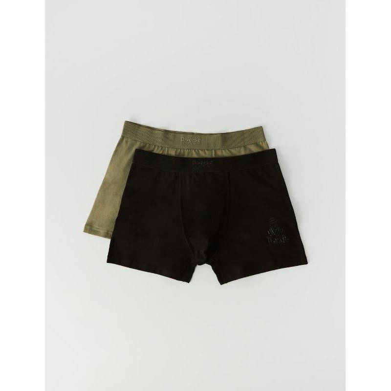 Dakar Boxer Short DKR LONGY III Black-Khaki