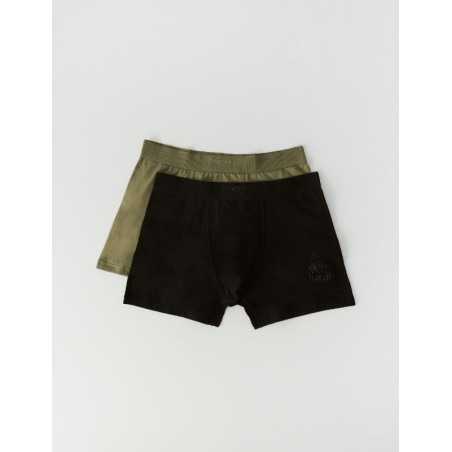 Dakar Boxer Short DKR LONGY III Black-Khaki