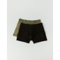 Dakar Boxer Short DKR LONGY III Black-Khaki