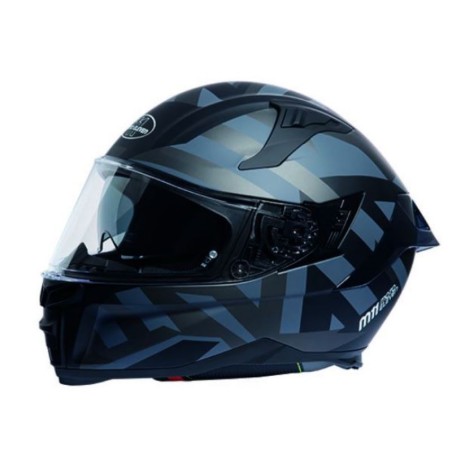 M11 Pace casque intégral gris noir