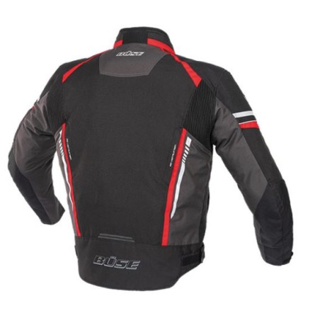 Büse veste Miles hommes noir-rouge L