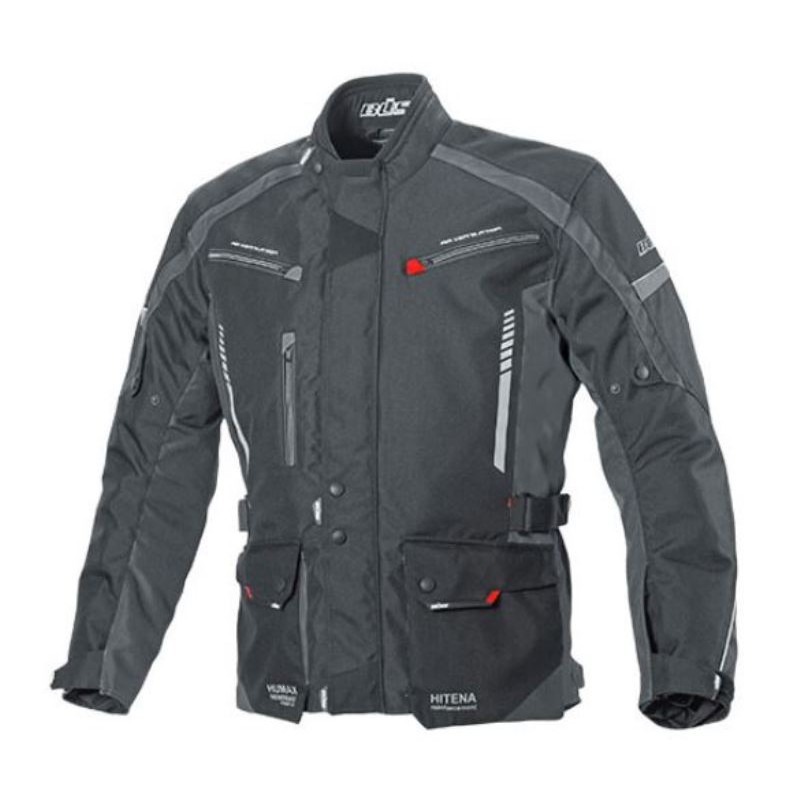 Büse veste Torino II noir/gris 2XL