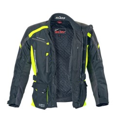 Büse veste Torino II noir/jaune 2XL