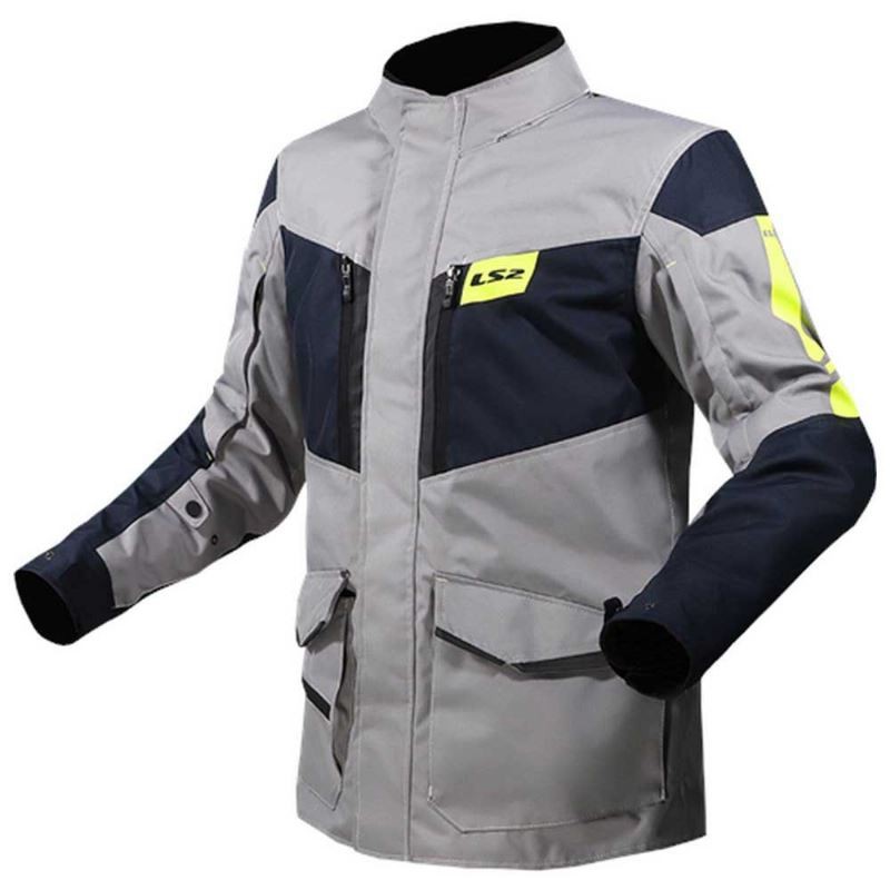 LS2 Veste Metropolis Evo gris jaune XL