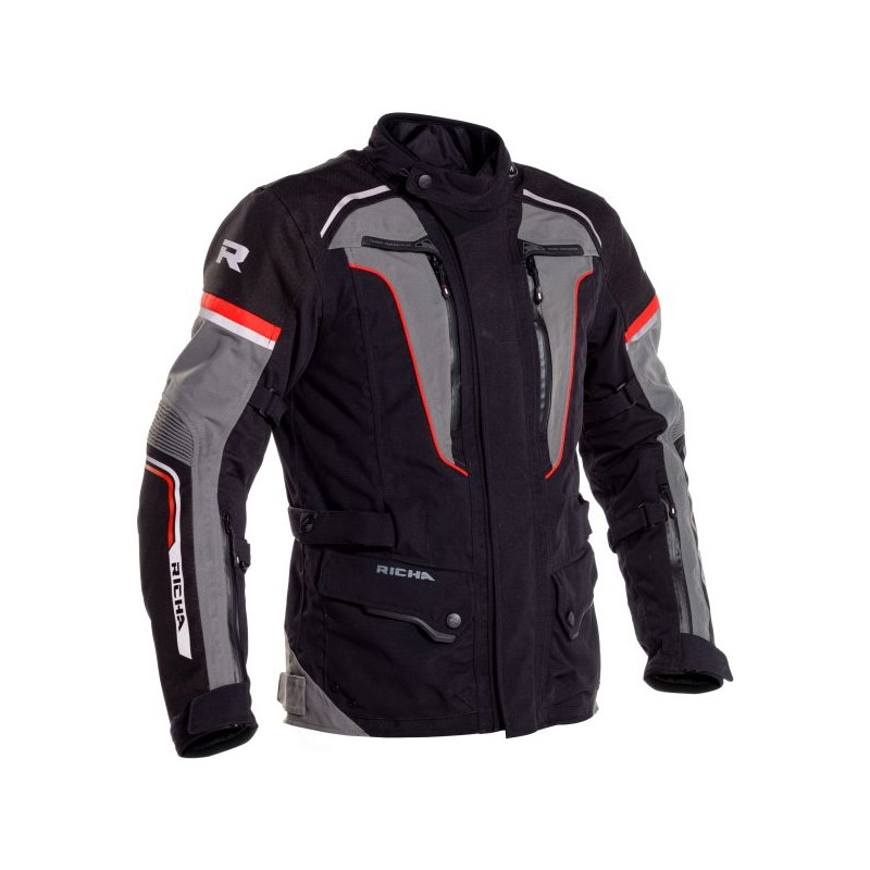 Richa veste Infinity 2 Pro noir-gris-rouge L