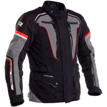 Richa veste Infinity 2 Pro noir-gris-rouge XL