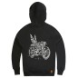 Pando moto sweat Kyle Wing noir XL