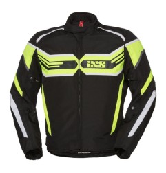 IXS veste Sport RS-400-ST noir-jaune-fluo-blanc L