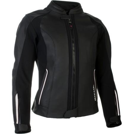 Richa veste cuir dame Nikki blanche 44