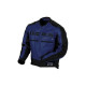 Icon veste cuir Motorhead bleu/noir M
