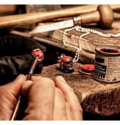 Crazy For Skully tête Simple Skull noir