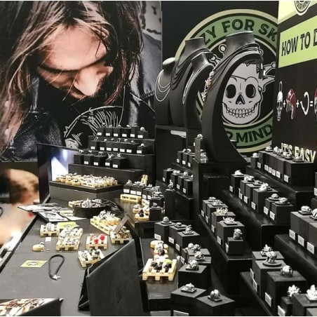 Crazy For Skully tête noir-rouge