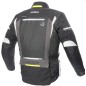 Büse veste Highland II noir-jaune 56