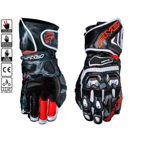 Five gants RFX1 replica camo rouge XL