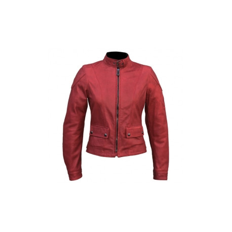 38 Belstaff veste cuir Fordwater antique Red (correspond à la taille 34 Suisse)