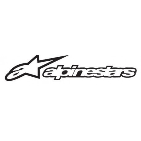 Sticker A-STARS noir 60x15cm