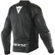 Dainese veste cuir Sport Pro noir-blanc 50