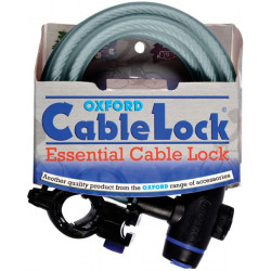 Câble antivol Oxford 1.8m x 12mm 3 clés