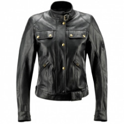 Belstaff veste cuir Darley noir 40 (correspond à la taille 36 Suisse)