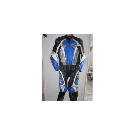 Büse combinaison cuir Imola bleu 56