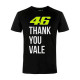 VR46 T-Shirt Thank You Vale noir S