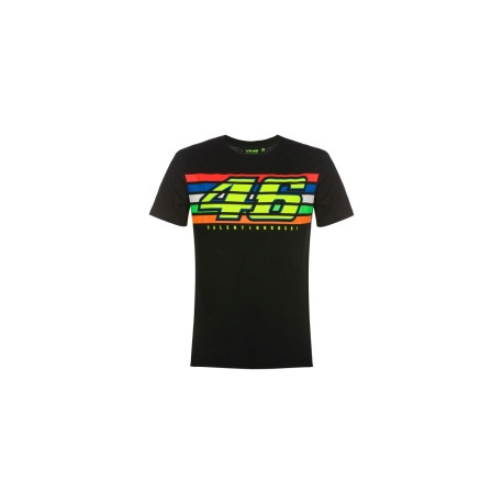 VR46 T-Shirt Stripes 350304 noir S