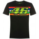 VR46 T-Shirt Stripes 350304 noir XXL