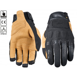 Five gants Scrambler noir-brun L