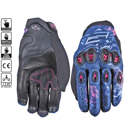 Five gants Dame Stunt Evo 2 bleu-rose 11/XL