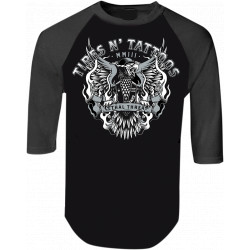 Lethal Threat T-Shirt 3/4 noir-gris L