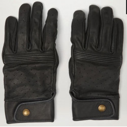 Belstaff gants cuir Montgomery noir L