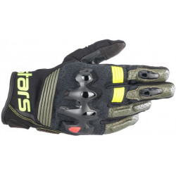 Alpinestars gants Halo forêt noir jaune XL