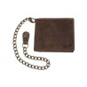 Held porte-monnaie brun avec chaîne