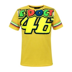 VR46 T-Shirt Stripes 305201 jaune XL