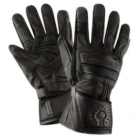 Belstaff gants cuir Corgi man noir 2XL  